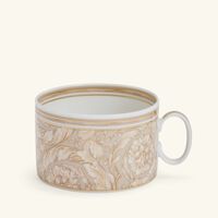 versace barocco beige tea cup saucer