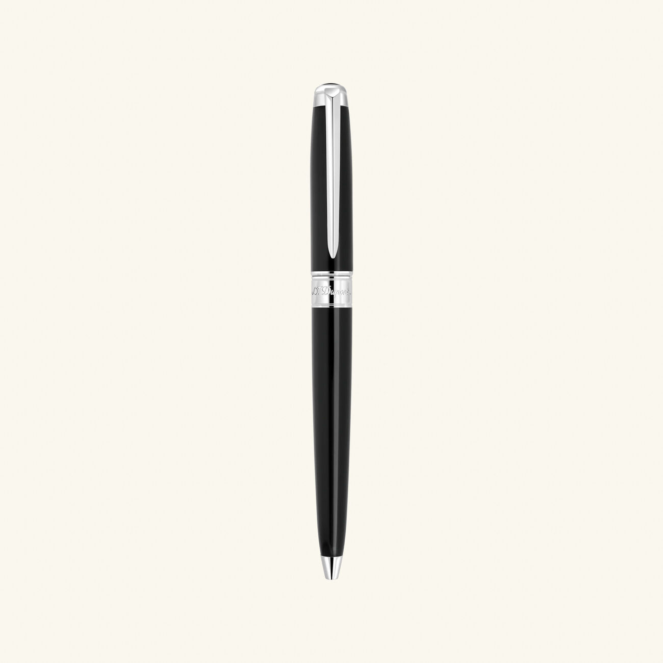 Line D Eternity Ballpoint Pen Black st dupont line d eternity ballpoint pen black