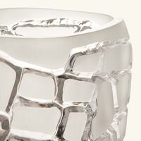 lalique terramineral magnitude vase round large clear