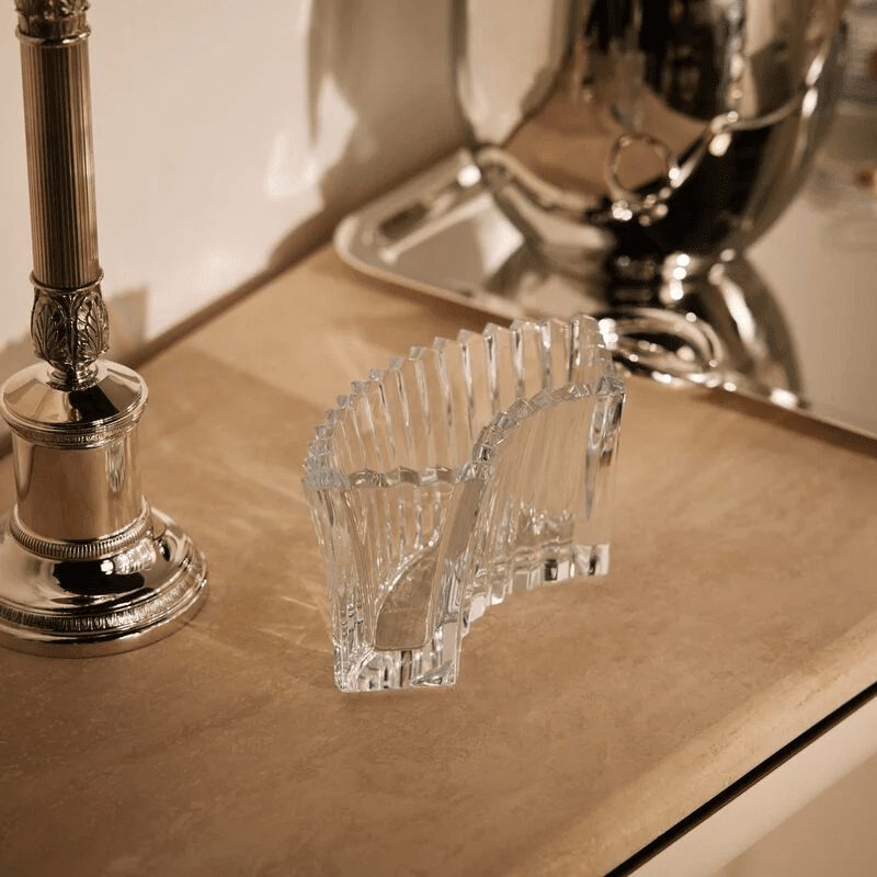 Mille Nuits Infinite #2 Vase Mini Clear baccarat mille nuits infinite 2 vase mini clear