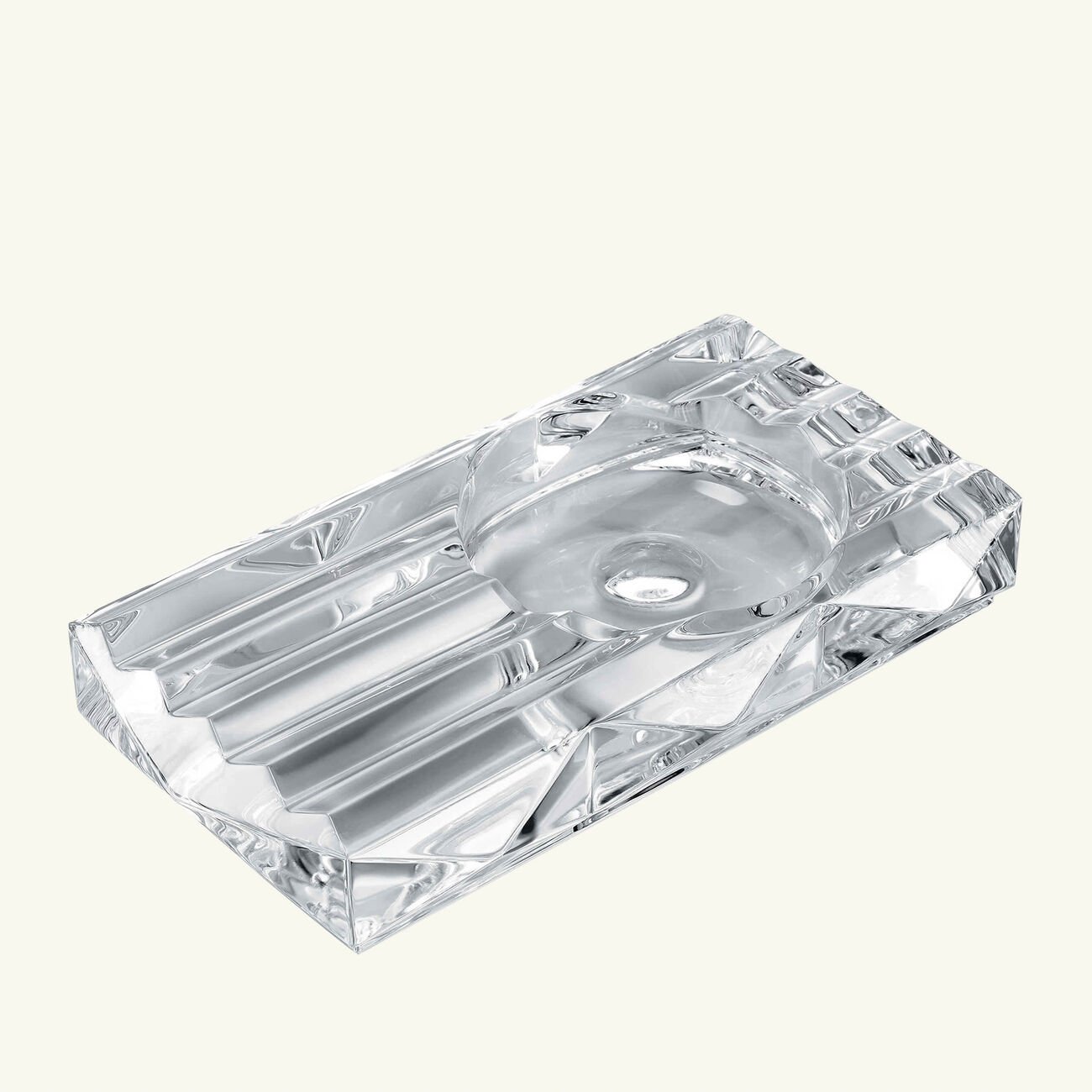 baccarat louxour ashtray clear