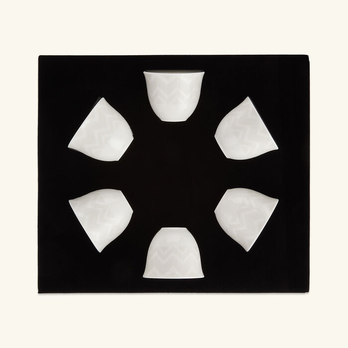 ميسوني هوم فنجان عربي زيج زاج أبيض طقم ست قطع