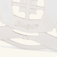 كريستوفل قطعة ديكور سيف دارجان للمناسبات الاحتفالية باللون الفضي