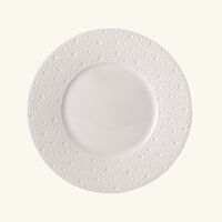 bernardaud ecume salad plate round white 21cm