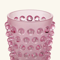 lalique mossi vase small pink