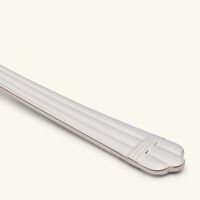 christofle aria salad serving fork silver plated
