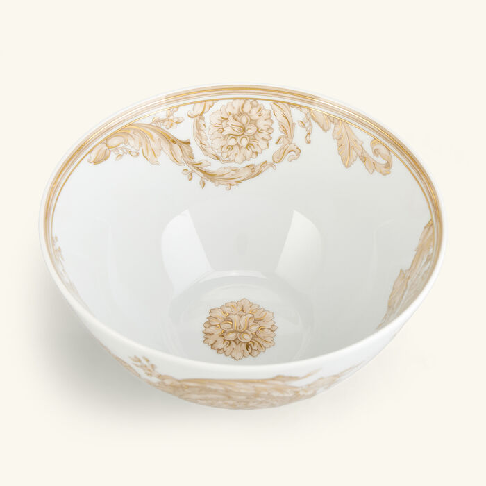 versace barocco soup bowl beige 18 5cm