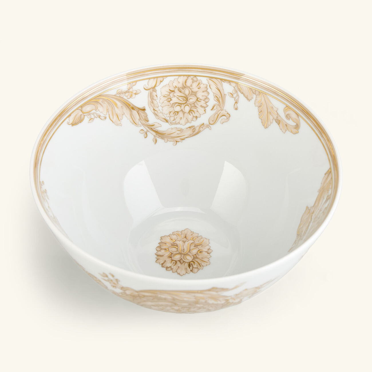 Barocco Soup Bowl Beige 18.5cm versace barocco soup bowl beige 18 5cm