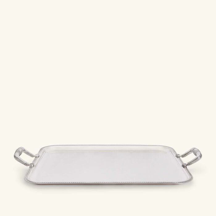 christofle malmaison serving tray rectangular large silver plated