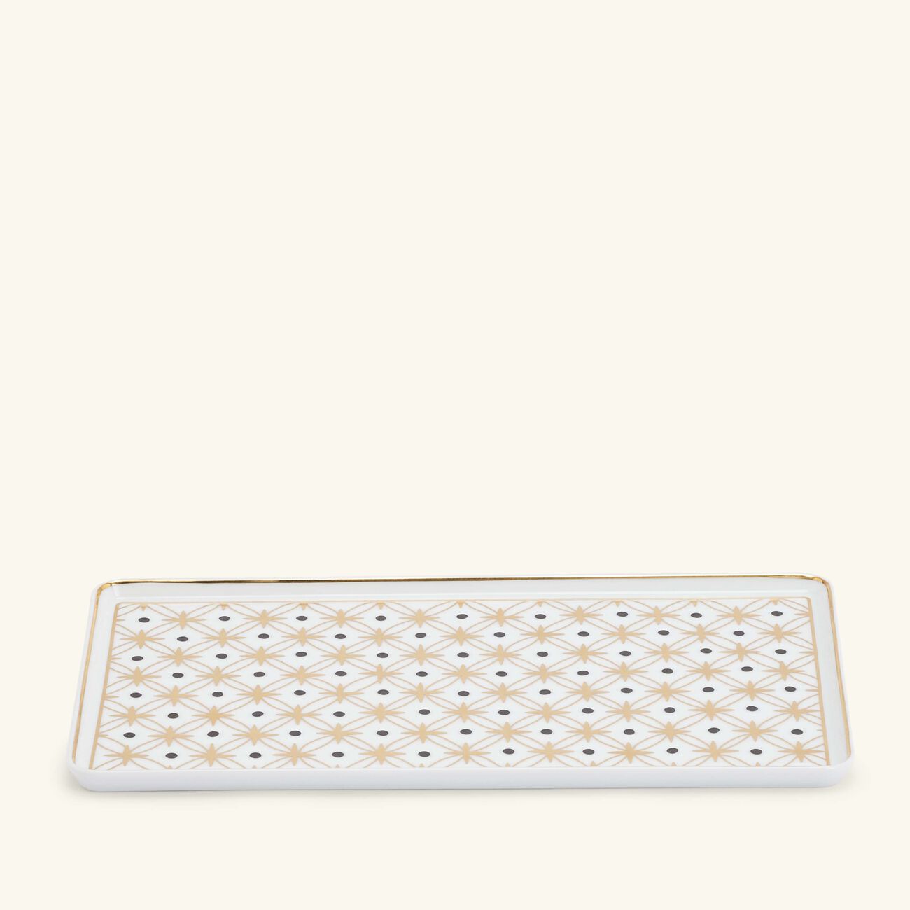 pinto paris kyoto rectangular plate gold star large