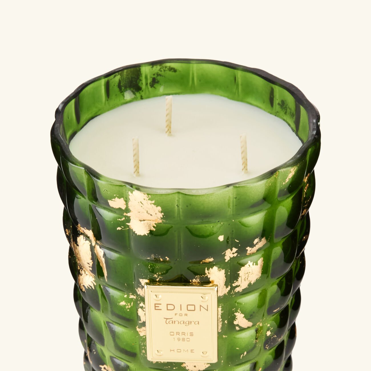 edion iris green scented candle 500g