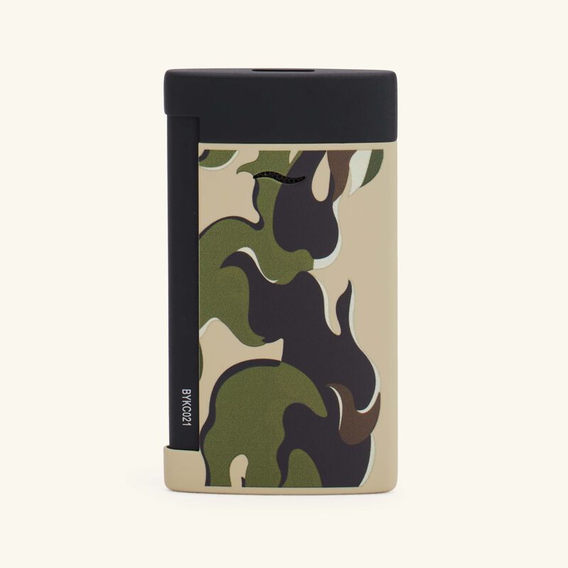 Slim 7 Lighter Camo Khaki st dupont slim 7 lighter camo khaki