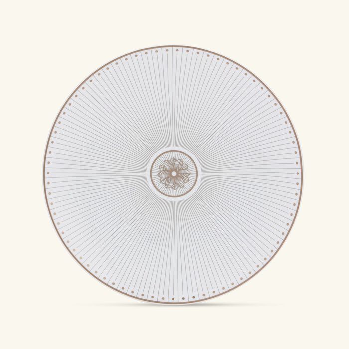 christofle malmaison imp riale dessert plate round white 38cm