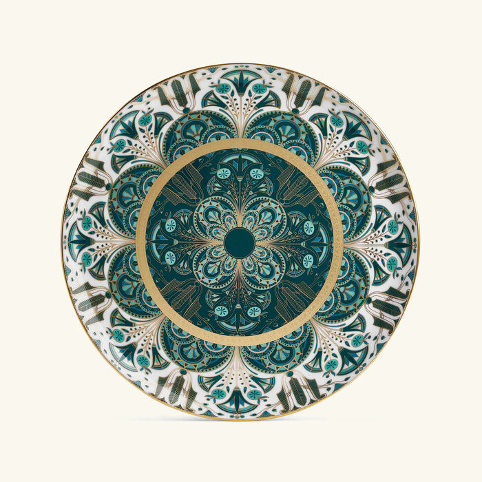 haviland r ves du nil tart platter round green 31cm