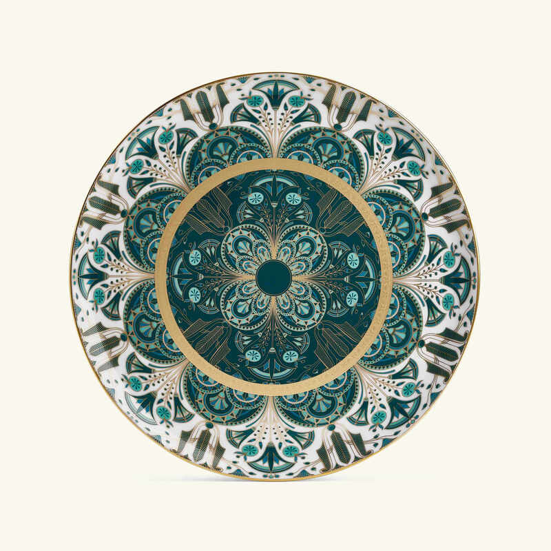 haviland r ves du nil tart platter round green 31cm