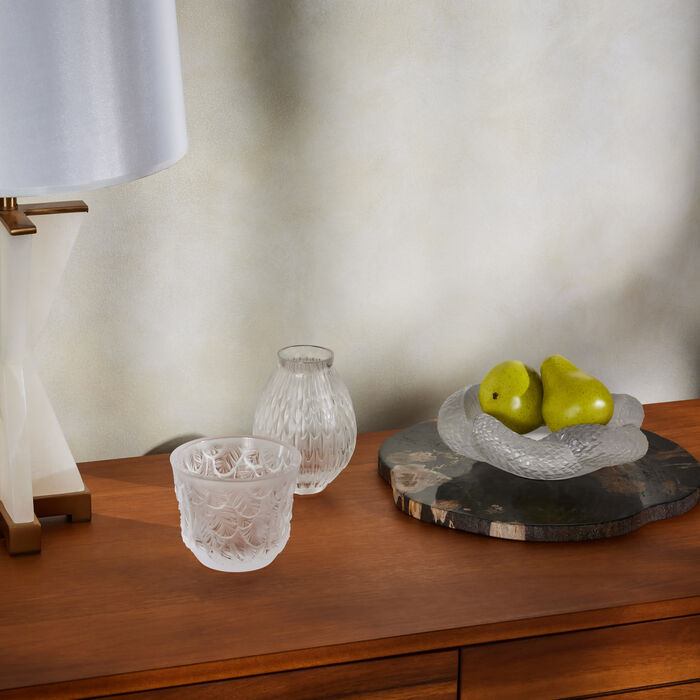 lalique serpent bowl clear