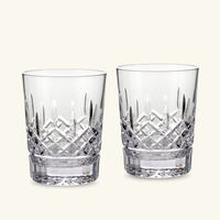 waterford lismore drinking glass clear set of 2