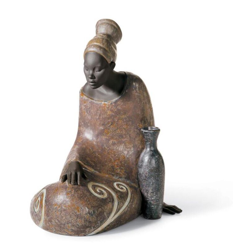African Woman Figurine African Woman Figurine, large