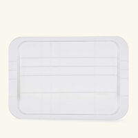 christofle graphik serving tray rectangular small silver plated