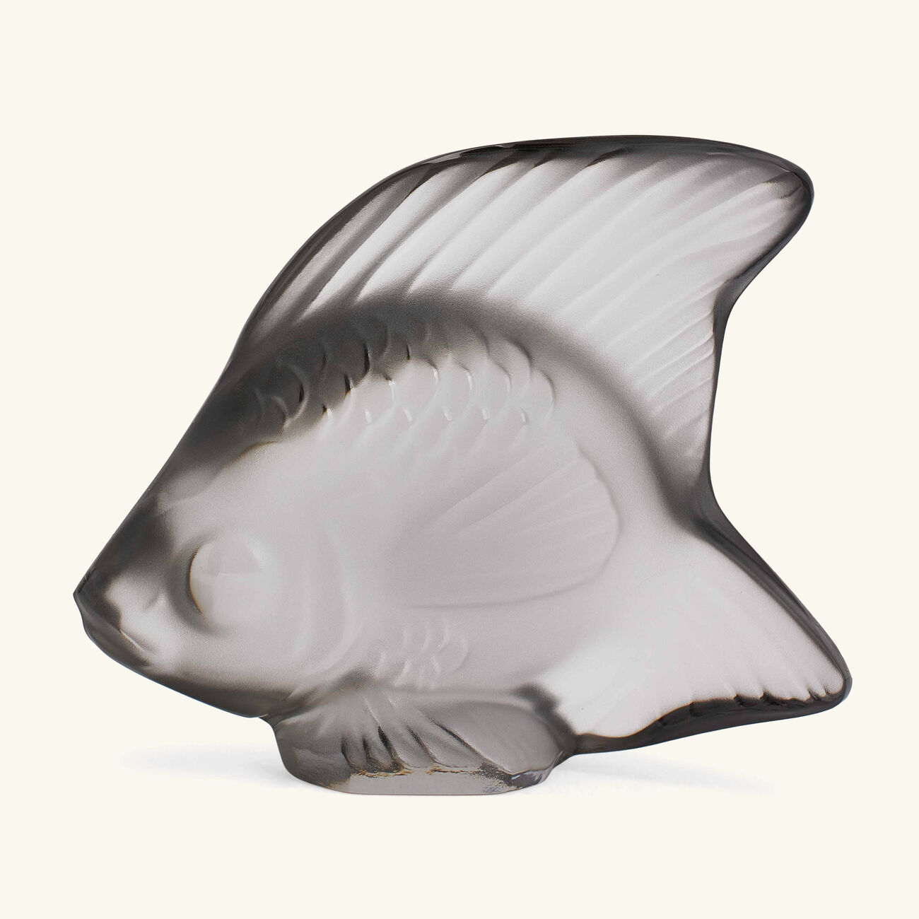 lalique fish figurine small clear