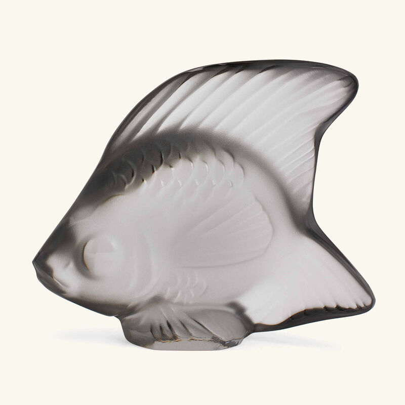 lalique fish figurine small clear
