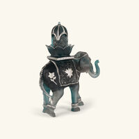 daum shalmara elephant sculpture limited edition blue