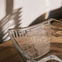 دملاج وعاء الضيافة دار شفاف 22 سم