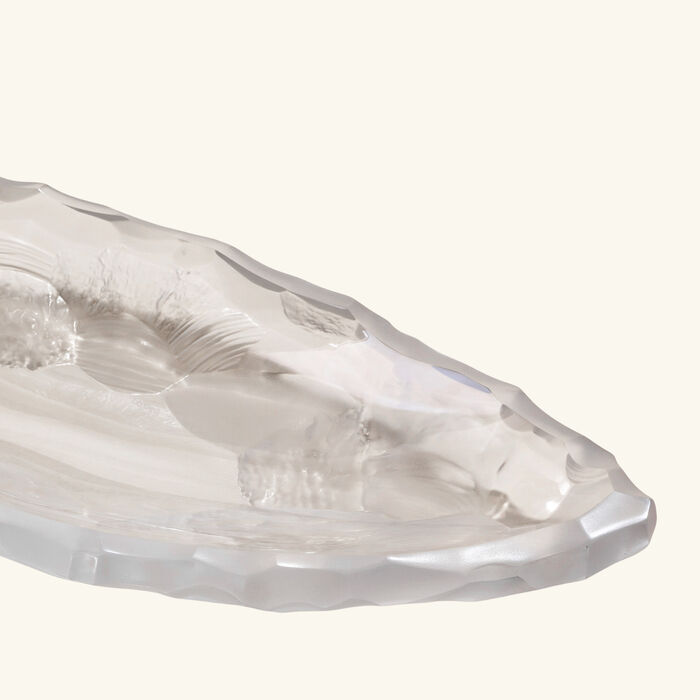 lalique terramineral silex centerpiece large clear