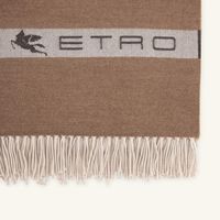 etro horses throw beige