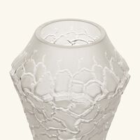 lalique terramineral caldera vase round small clear