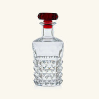 baccarat louxor drinking glass bar set clear