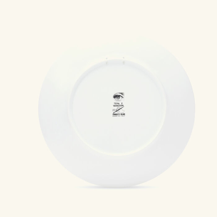 fornasetti tema e variazioni no 22 wall plate black