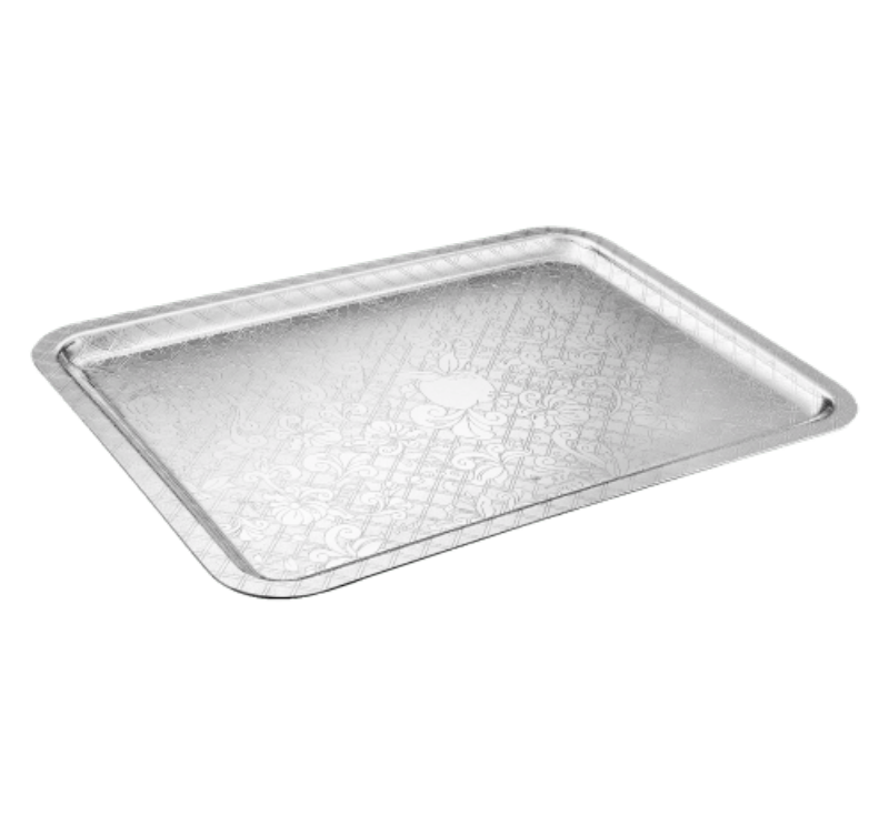 Jardin D'Eden Serving Tray Rectangular Large Silver Plated christofle jardin d eden serving tray rectangular large silver plated