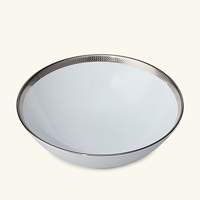 Maille Platine Cereal Bowl White 30cl bernardaud maille platine cereal bowl white 30cl