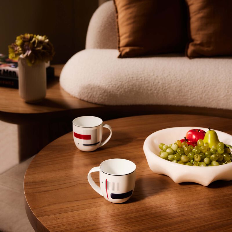 Oscar Mug Red Set Of 2 bernardaud oscar mug red set of 2