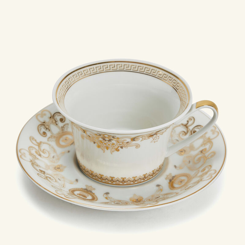 versace medusa gala tea cup set white