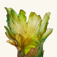 daum borneo vase large green