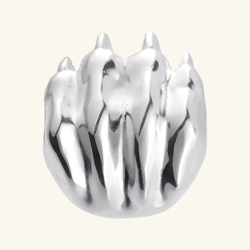 christofle patte de lion stud earrings sterling silver