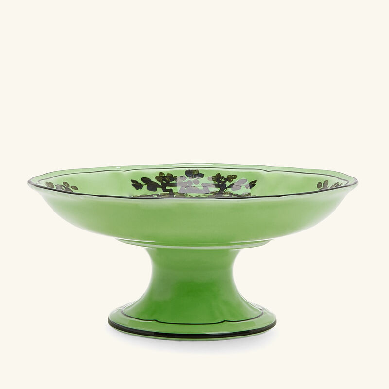 ginori 1735 oriente italiano fruit stand green