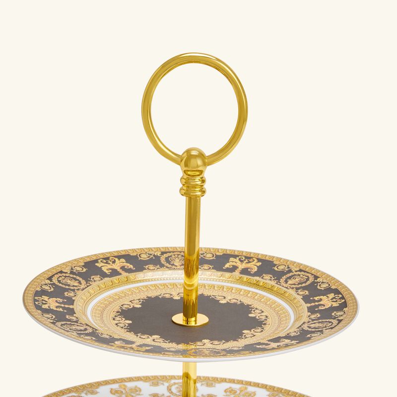 versace i love baroque etagere cake stand black