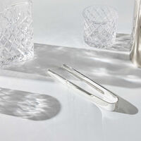 christofle malmaison ice tongs silver