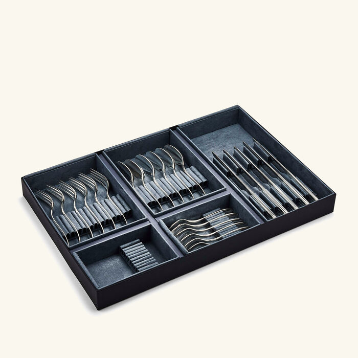 christofle infini flatware set 36 pieces silver plated