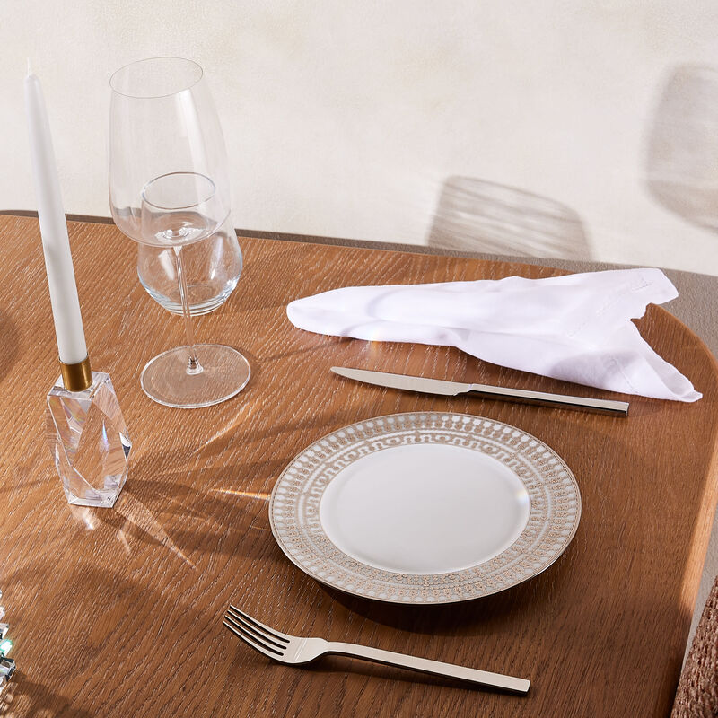 haviland tiara dessert plate round silver 22cm