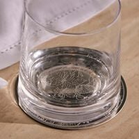 christofle bouquet givr  coaster silver plated set of 2