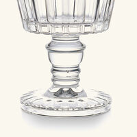 mario cioni c canette footed potiche clear