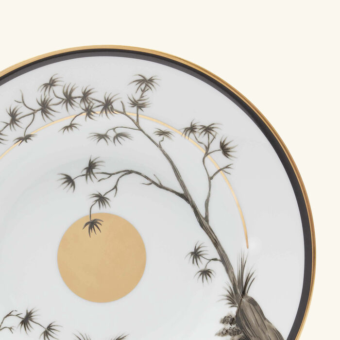 pinto paris vieux kyoto soup plate black 22cm