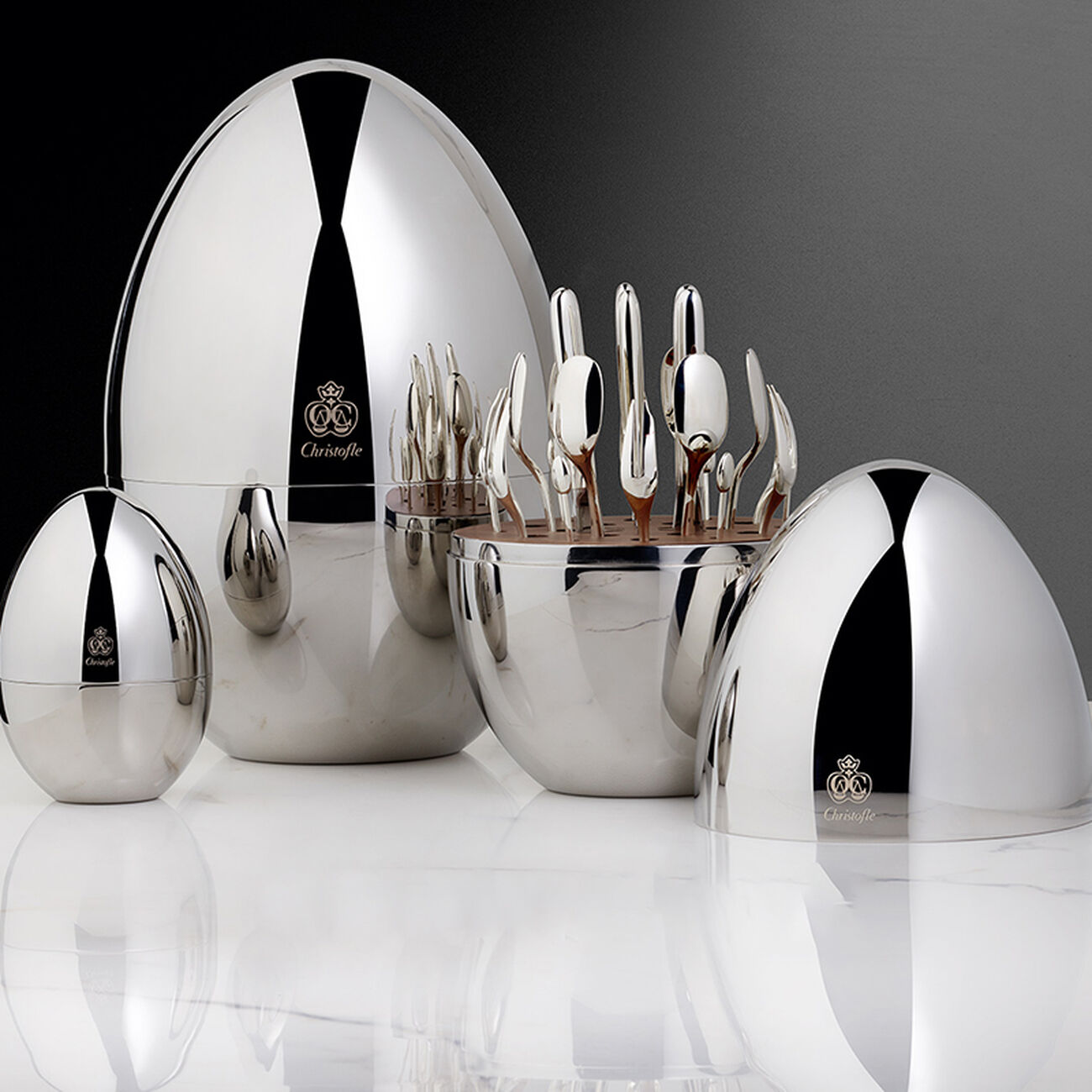 christofle silver mood set