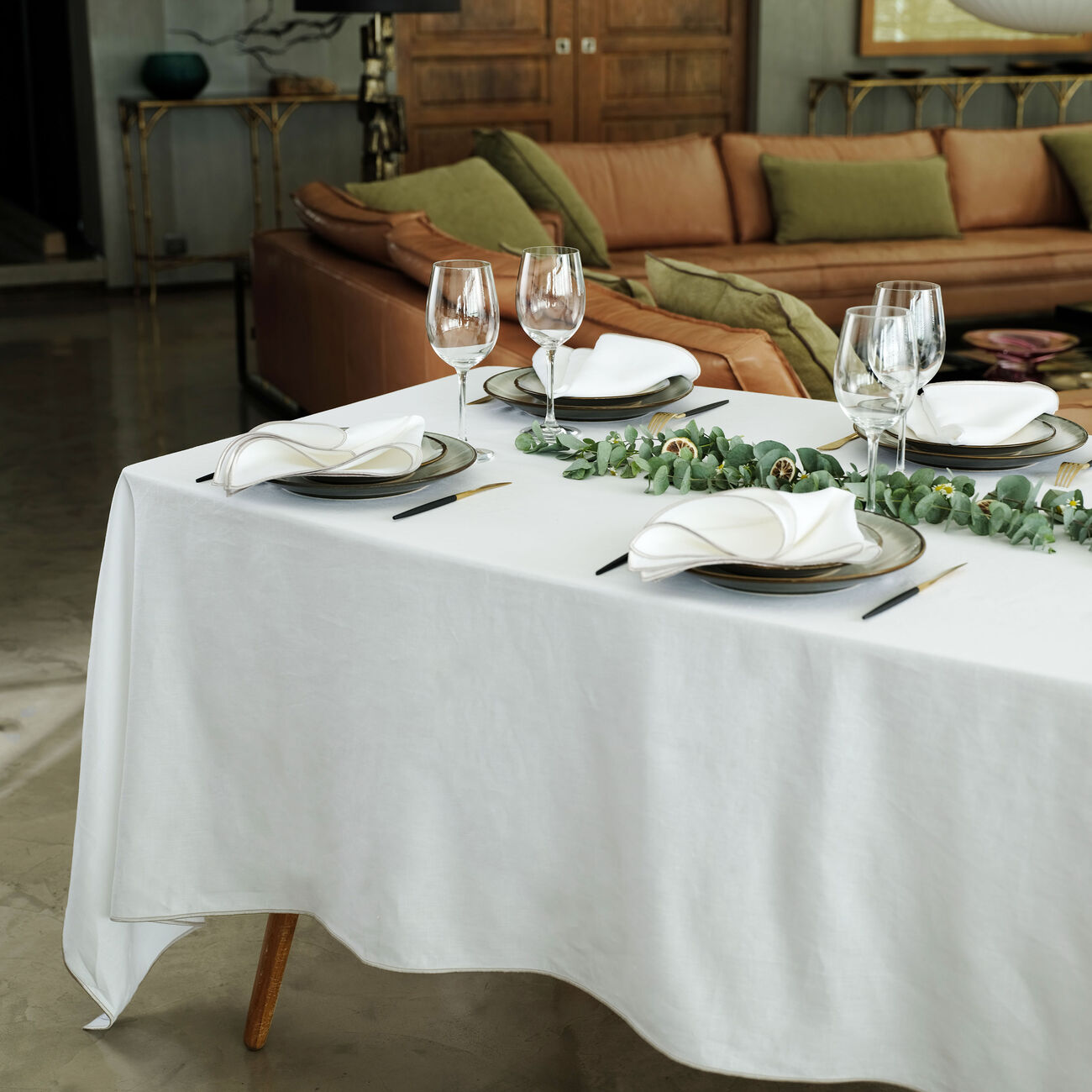 catherine denoual silver boho linen set