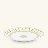 bernardaud constance bread butter plate round green 16cm