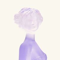 daum galatea sculpture extra large pink